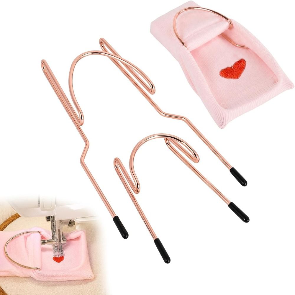 Embroidery Service - 3pcs/set Metal Construction Sock Hoop Embroidery