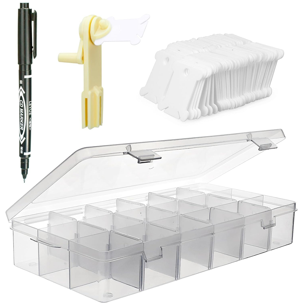 Embroidery Service - Embroidery Floss Organizer 18 Compartments Cross