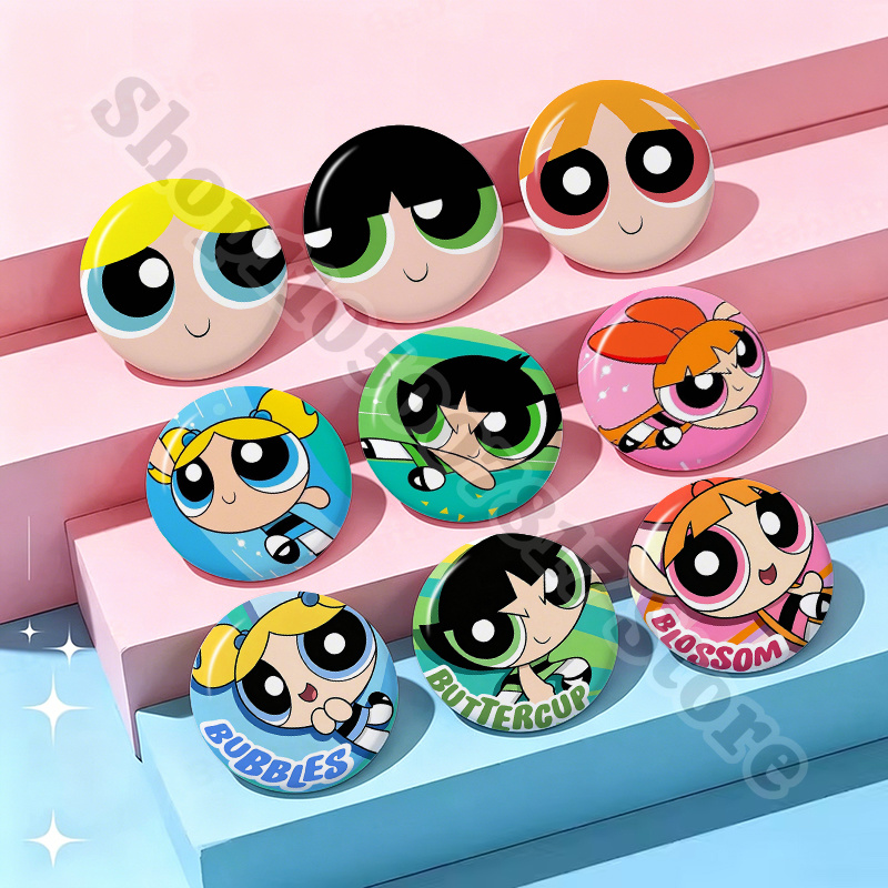 Embroidery Reddit - Kawaii The Powerpuffs Girls Cartoon Cute