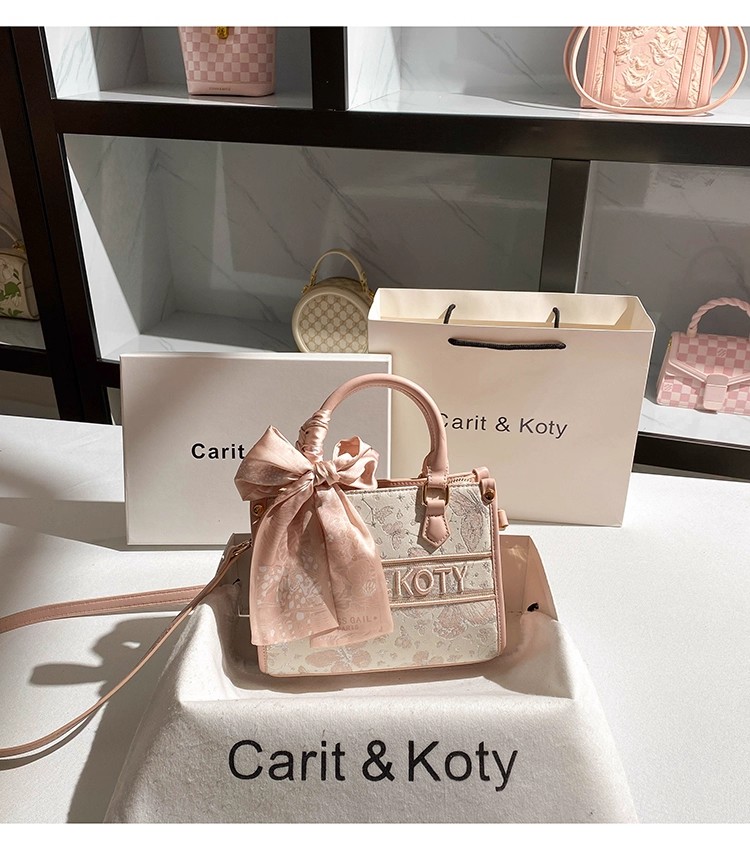 Embroidery Texture - Luxury Embroidery Casual Tote Bag High