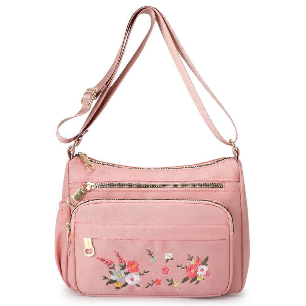 Embroidery Kit Pouch - Casual Embroidery Flowers Ladies Crossbody Bag