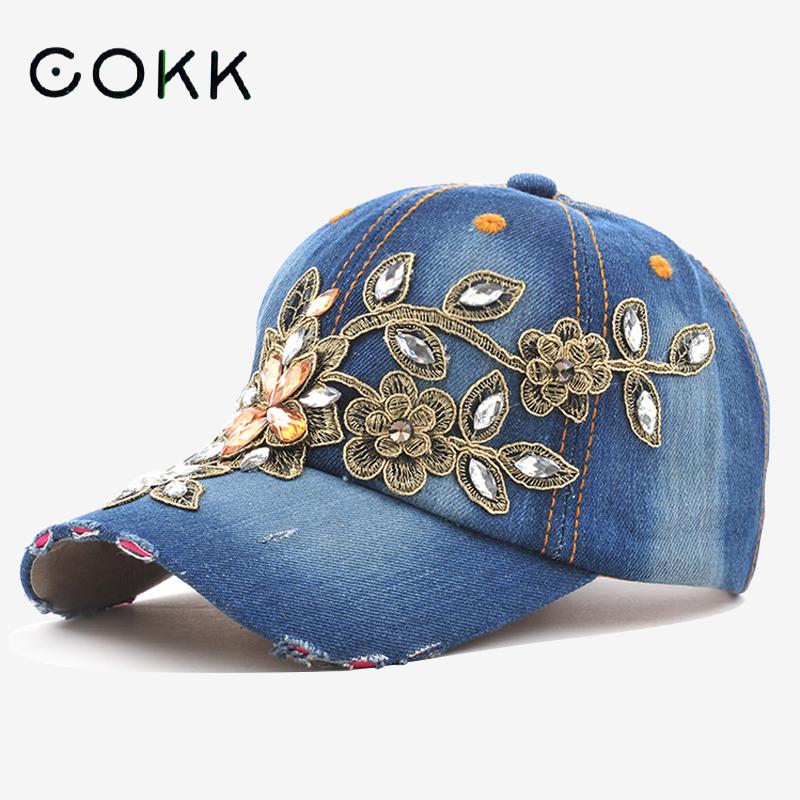 COKK Women's Baseball Cap Diam - Embroidery On Jeans recension och pris