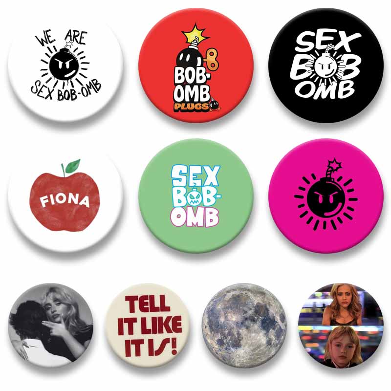 Funny Sex Bob Omb Text Pin Bac - Embroidery Texture recension och pris
