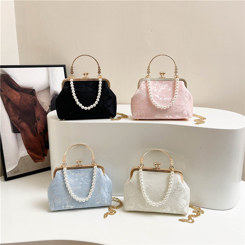 Vintage Classic Lace Bag pearl - Embroidery Kit Pouch recension och pris