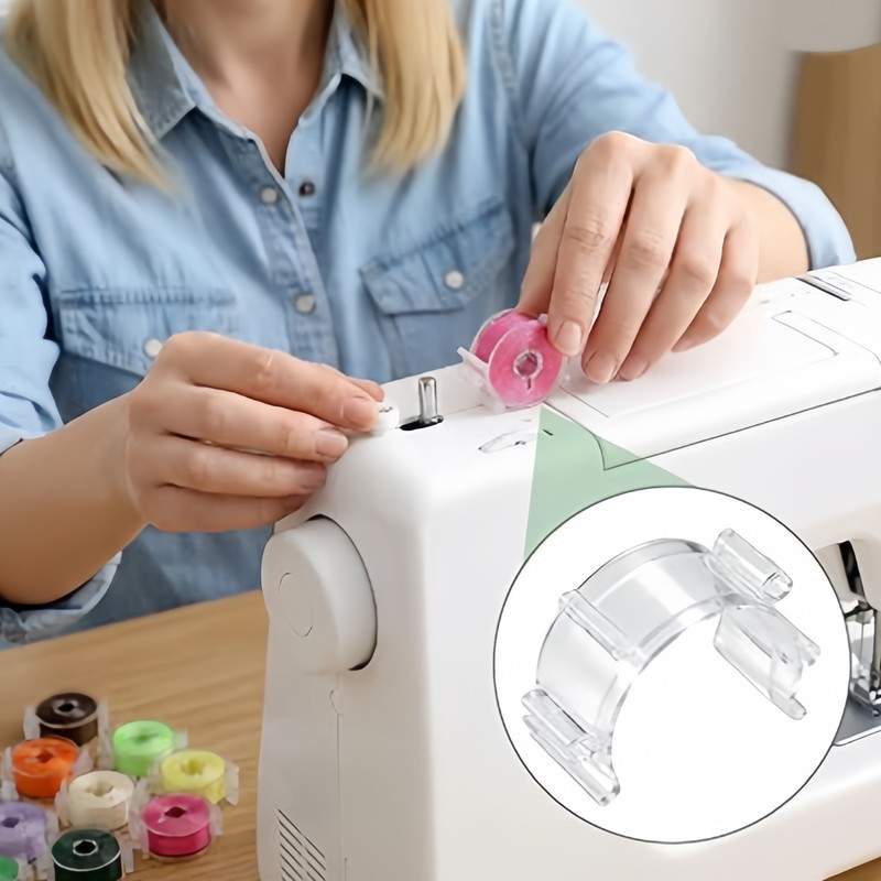 56 pcs Bobbin Clips, Keeps Thr - Embroidery Threads recension och pris