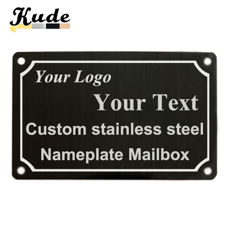 Custom Stainless Steel Name Ta - Embroidery Texture recension och pris