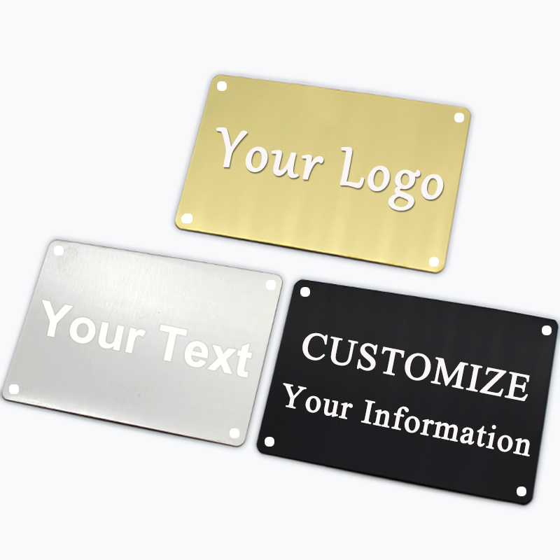 Custom Stainless Steel Name Ta - Embroidery Texture recension och pris