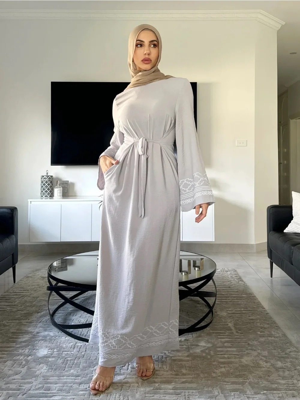 Eid Embroidery Muslim Dress fo - Embroidery Arabic recension och pris