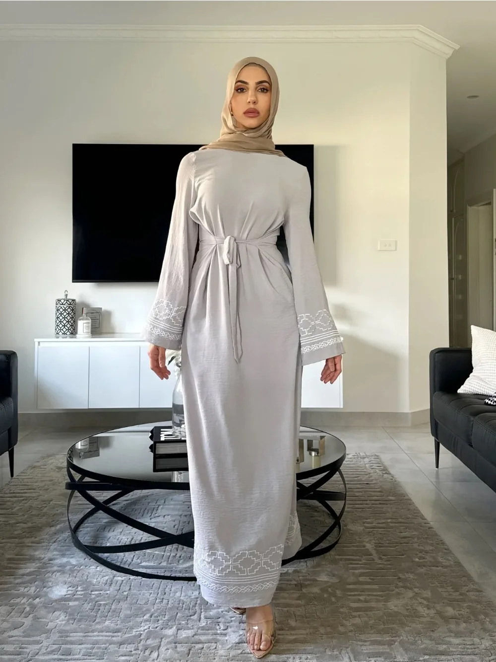 Eid Embroidery Muslim Dress fo - Embroidery Arabic recension och pris