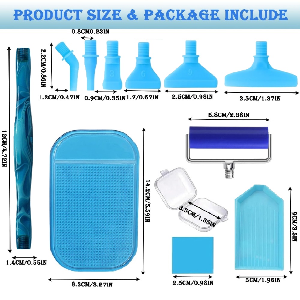 DIY diamond painting tool set, - Embroidery Kit Starter recension och pris