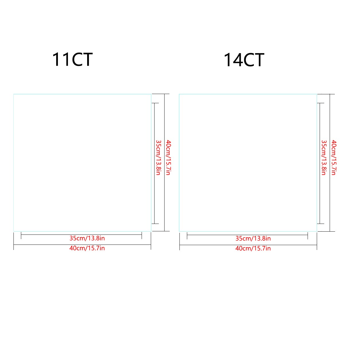1pc 40X40CM/15.74inch Couple S - Embroidery Lovers recension och pris
