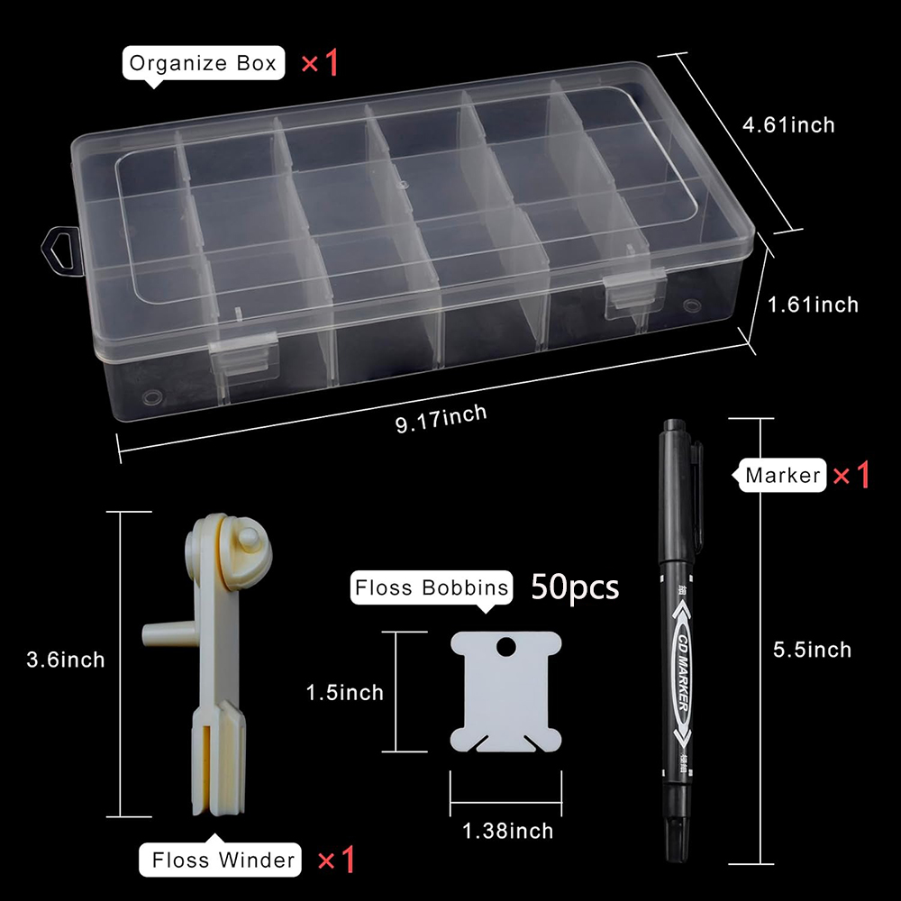 Embroidery Floss Organizer 18  - Embroidery Service recension och pris