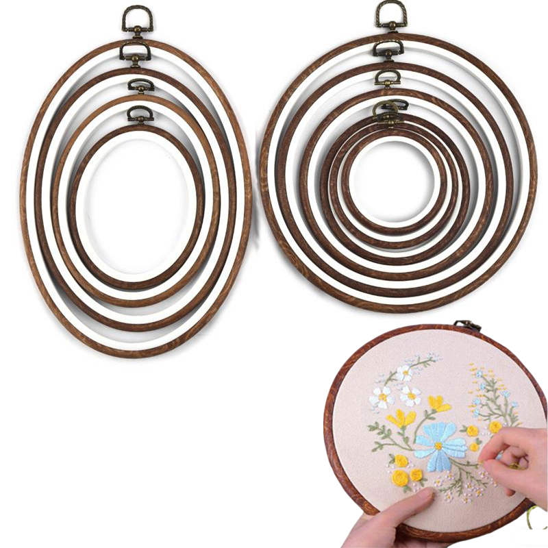 10PCS Sewing Tool Round Oval I - Embroidery Service recension och pris