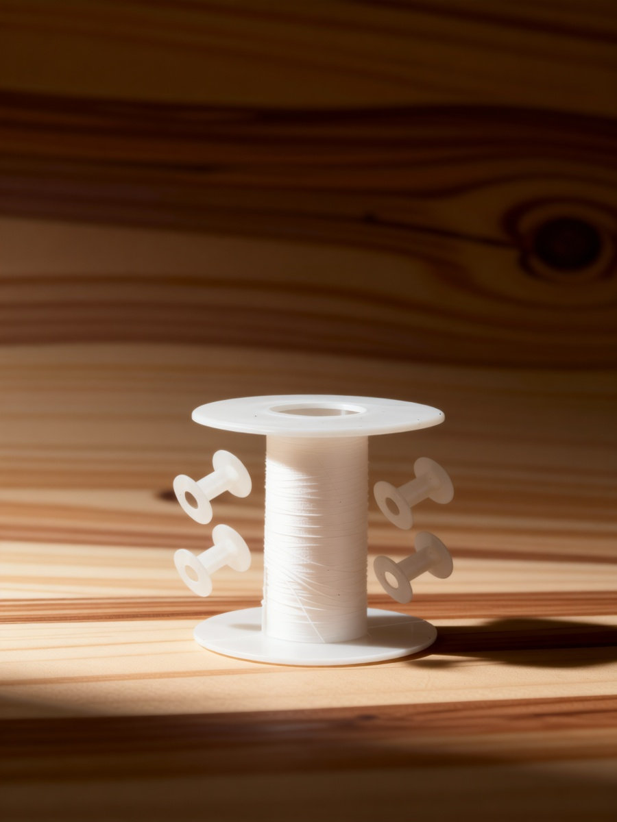 5Pcs Plastic Wire Spools Trans - Embroidery Threads recension och pris