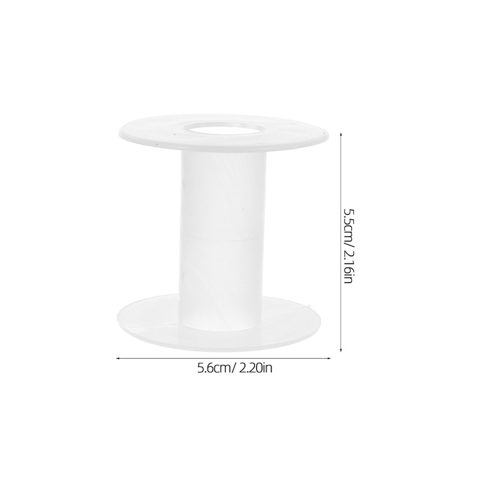 5Pcs Plastic Wire Spools Trans - Embroidery Threads recension och pris