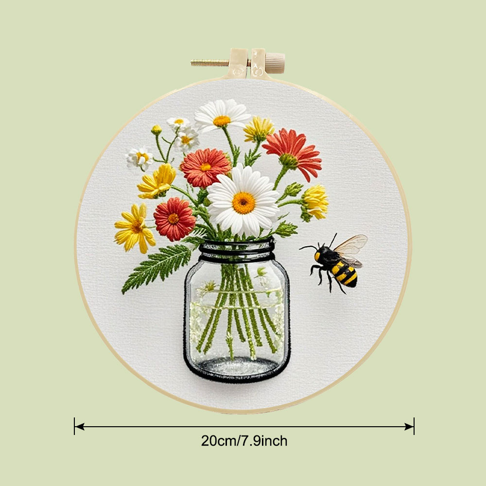 1PCS Diy Embroidery Kits Daisy - Embroidery Daisy Flower recension och pris
