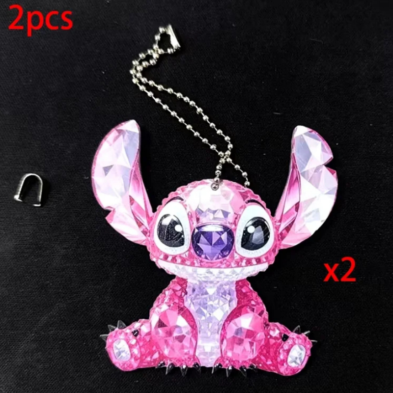 Disney 2D Flat,Stitch anime me - Embroidery Keychain recension och pris