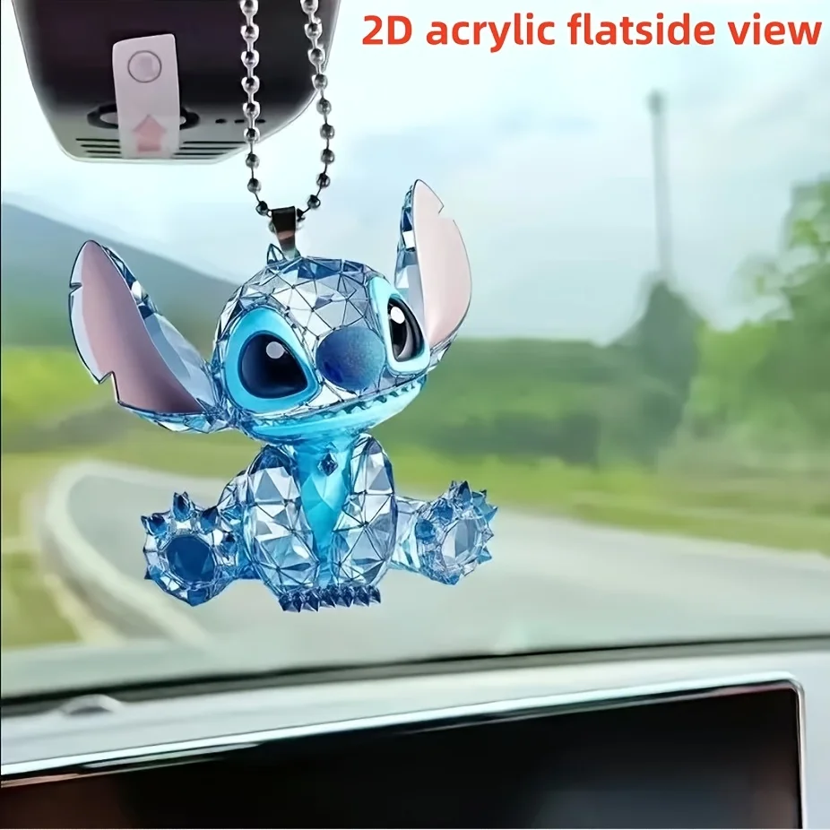 Disney 2D Flat,Stitch anime me - Embroidery Keychain recension och pris