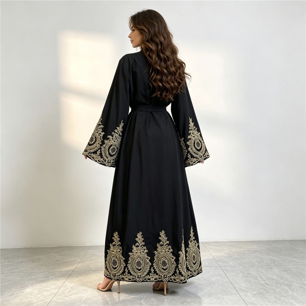 New Abaya Dubai Luxury Kimono  - Embroidery Arabic recension och pris