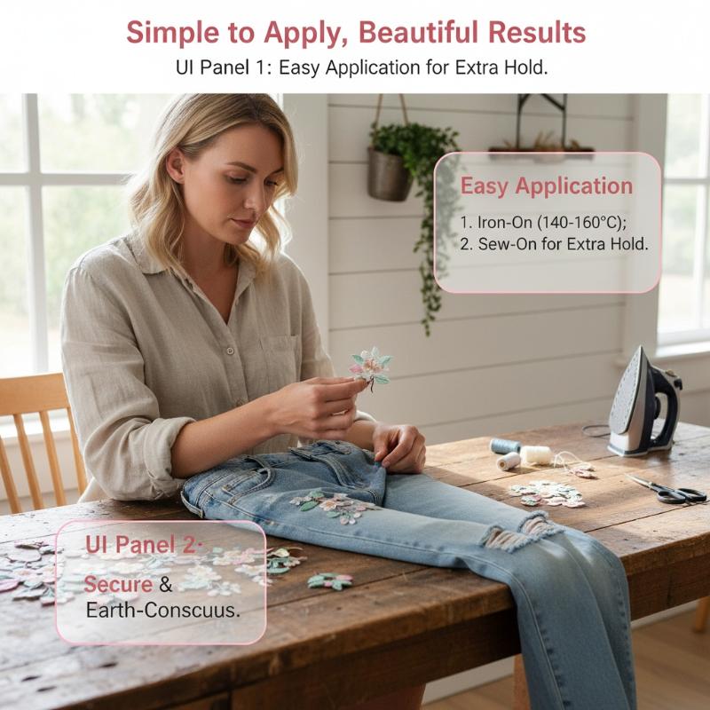 1Pcs Jacket Jeans Craft Access - Embroidery On Jeans recension och pris