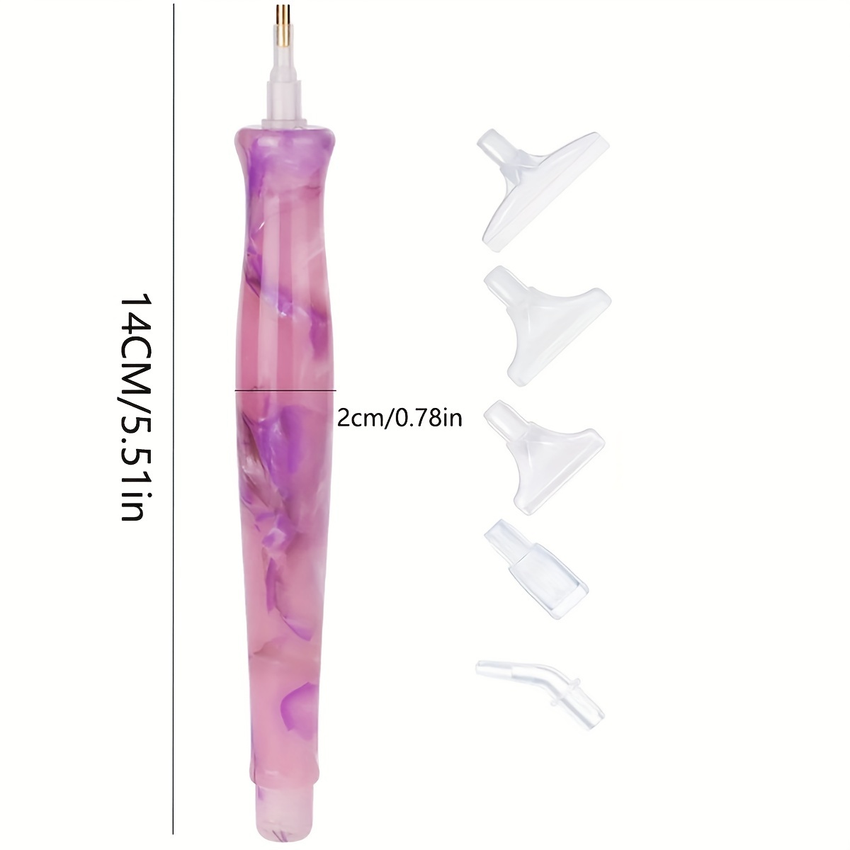 1pc Random Color Resin Retro D - Embroidery Service recension och pris