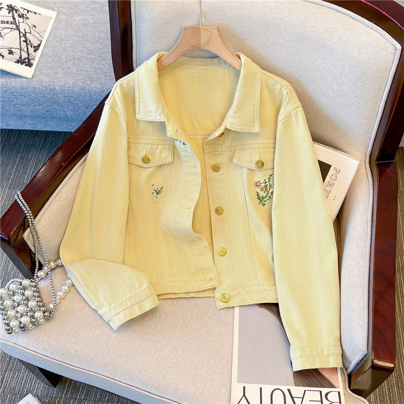 Korean Vintage Flower Embroide - Embroidery Yellow recension och pris
