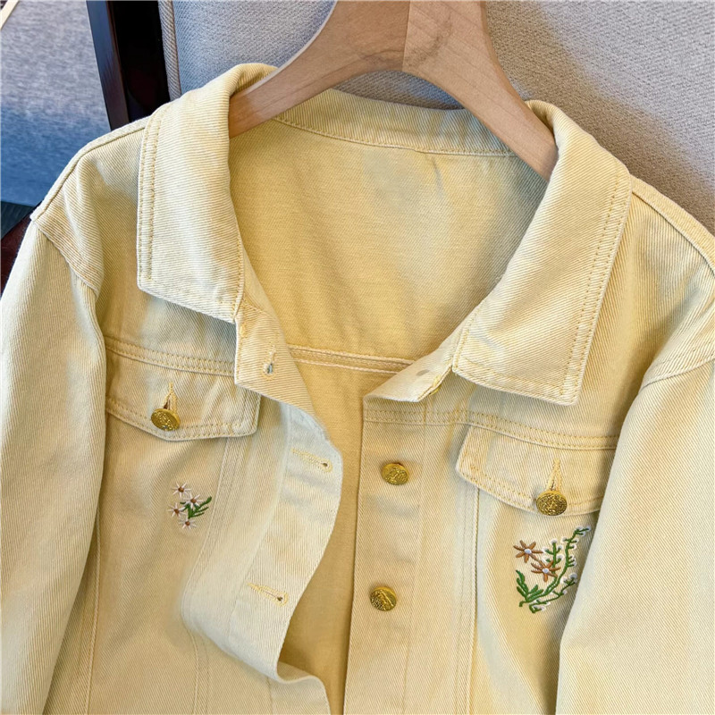 Korean Vintage Flower Embroide - Embroidery Yellow recension och pris