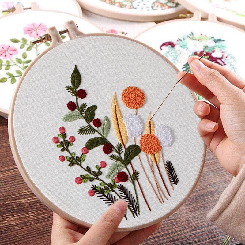 3D Floral Plant Pattern, Embro - Embroidery Lovers recension och pris