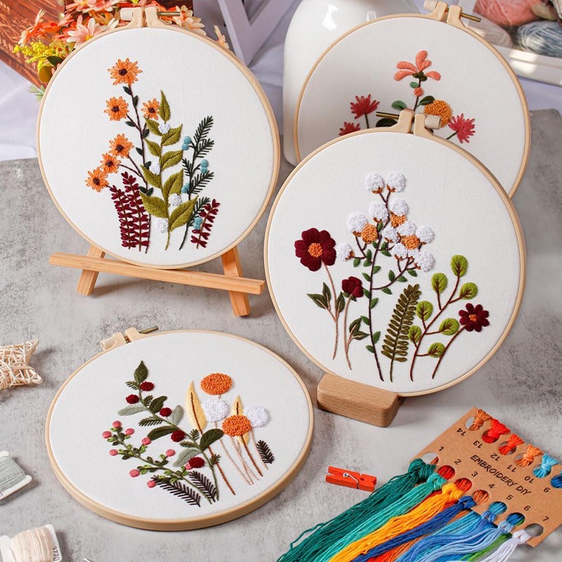 3D Floral Plant Pattern, Embro - Embroidery Lovers recension och pris