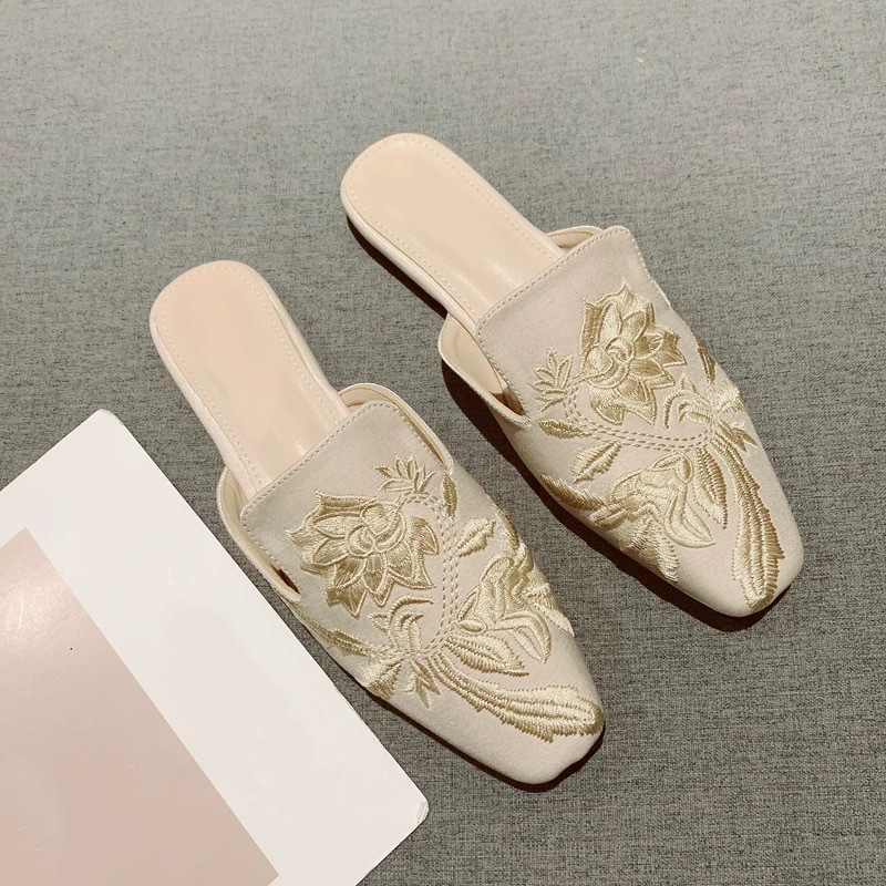 2026 New Womens Shoe Retro Emb - Embroidery Design recension och pris