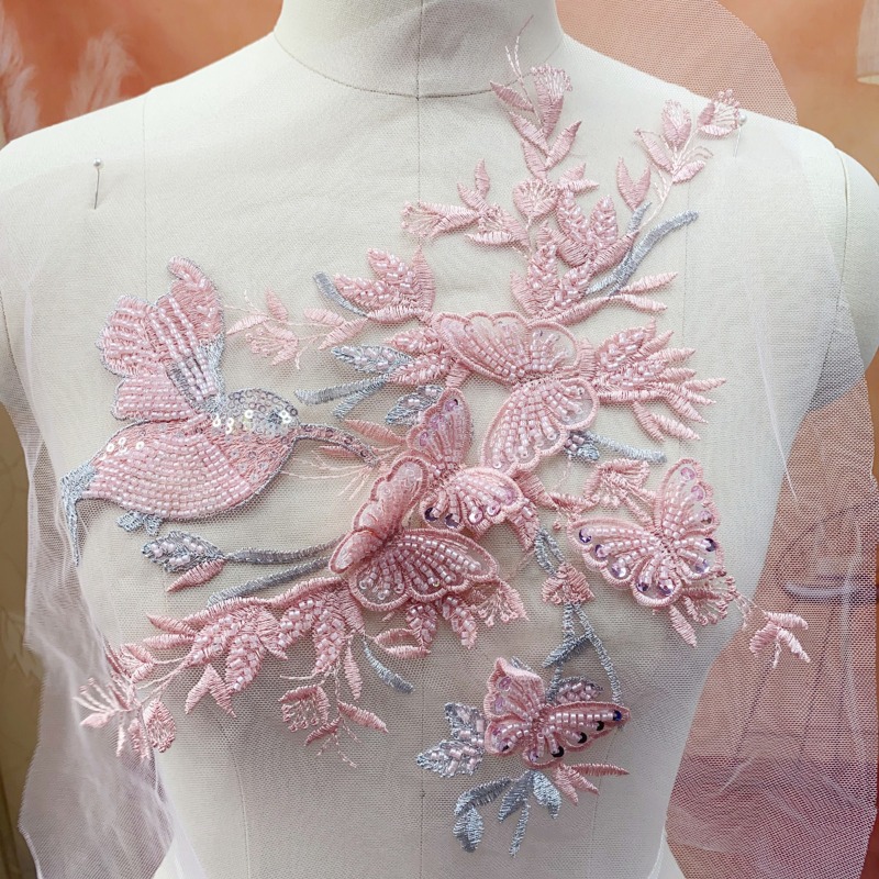 Exquisite Gold Pink Metal Blue - Embroidery Gold recension och pris