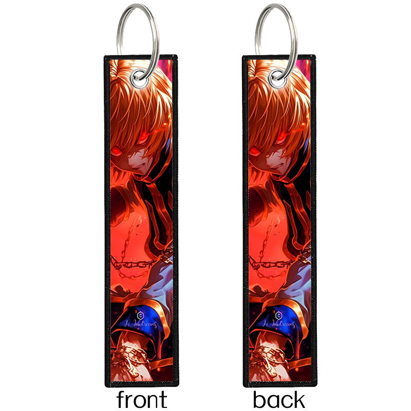 1Pcs HUNTER X HUNTER Japanese  - Embroidery Keychain recension och pris