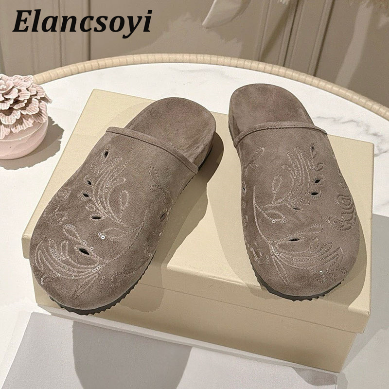Lazy Mules Shoes Women's Embro - Embroidery Outfit recension och pris