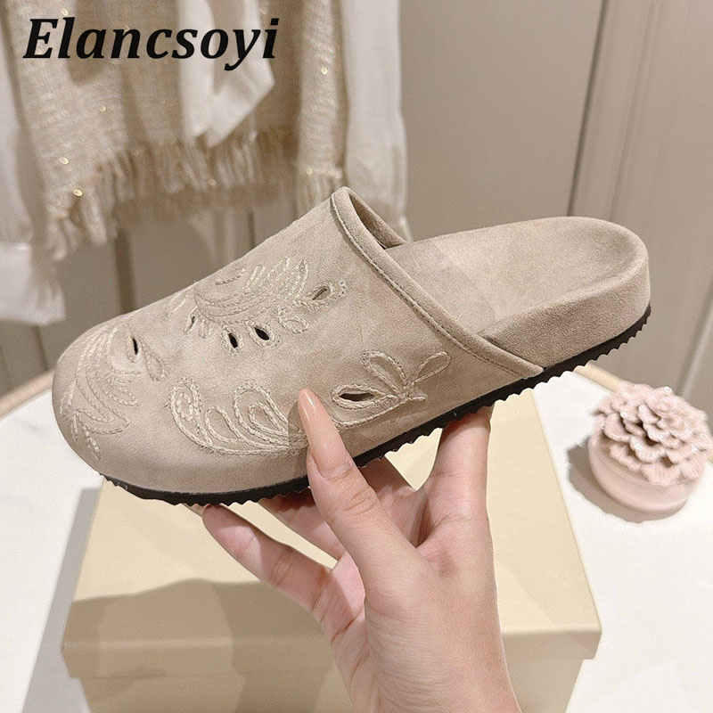Lazy Mules Shoes Women's Embro - Embroidery Outfit recension och pris
