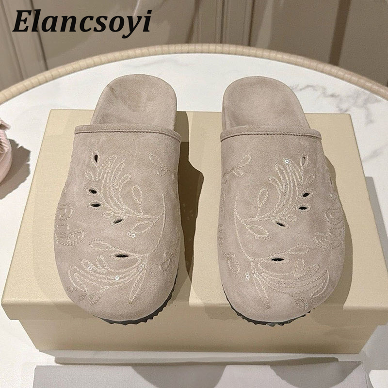 Lazy Mules Shoes Women's Embro - Embroidery Outfit recension och pris