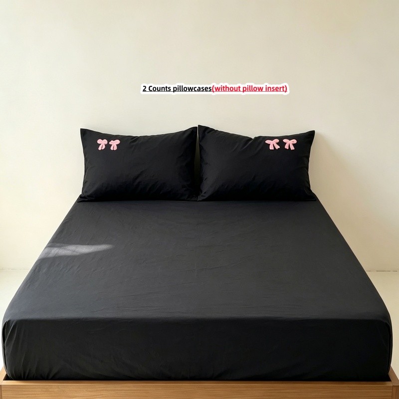 3Pcs Fitted Bed Sheet With Ela - Embroidery Paper recension och pris