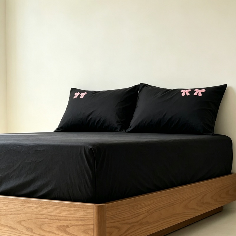 3Pcs Fitted Bed Sheet With Ela - Embroidery Paper recension och pris