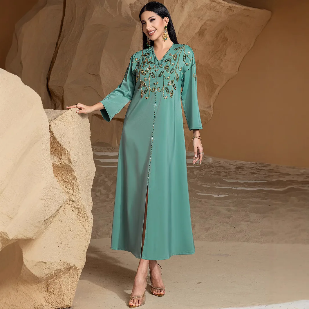 Dubai Abayas for Women Party D - Embroidery Arabic recension och pris