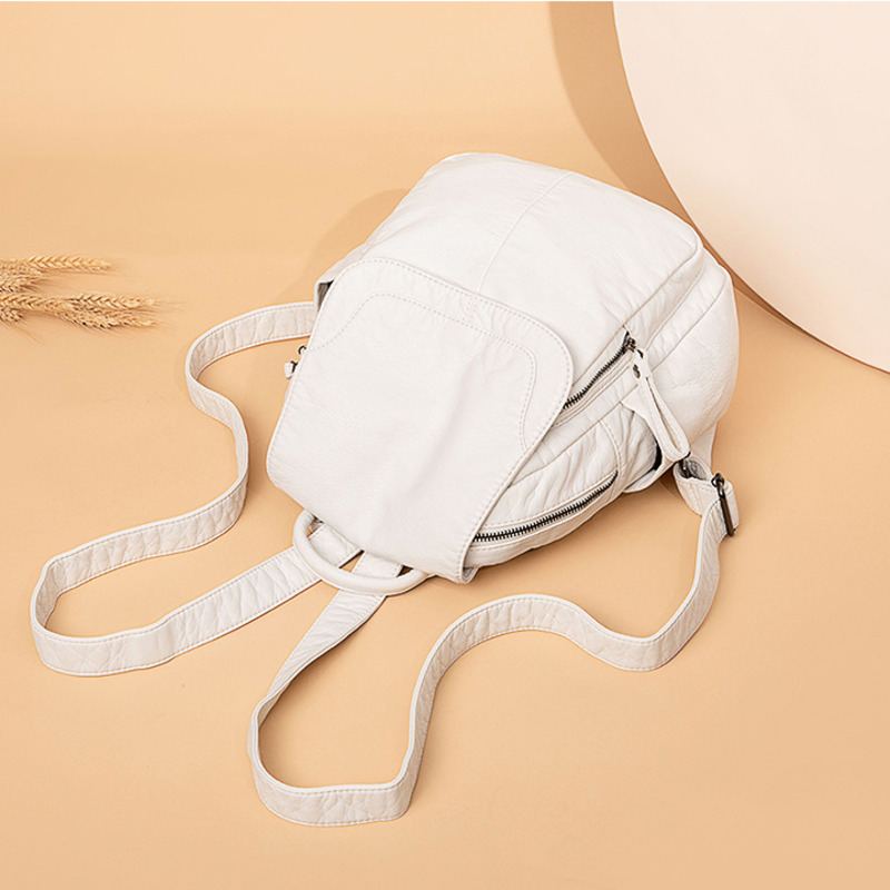 Women's Backpack White Washed  - Embroidery Kit Pouch recension och pris