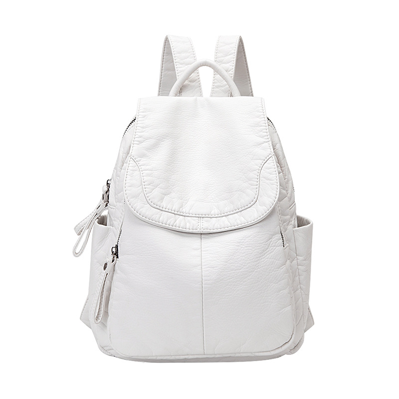 Women's Backpack White Washed  - Embroidery Kit Pouch recension och pris