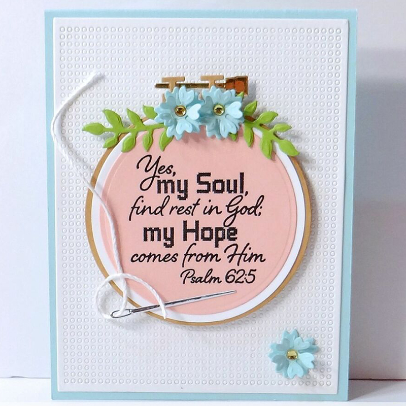 Monkey Embroidery Hoop Metal C - Embroidery Paper recension och pris