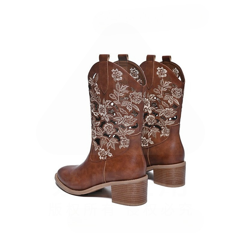 Retro Women Shoes Exquisite Ge - Embroidery Design recension och pris