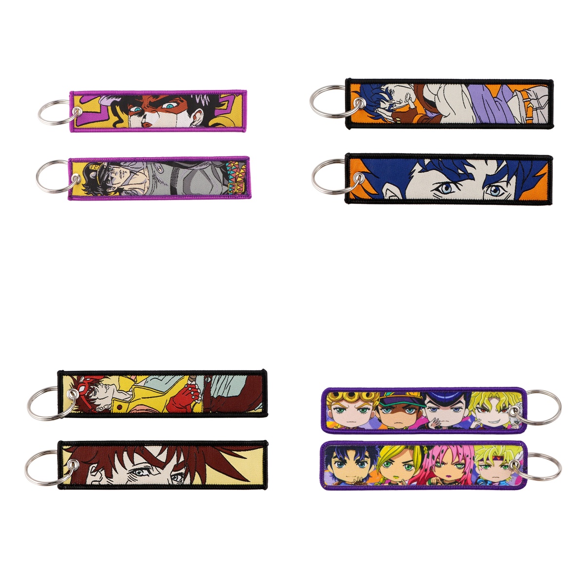 1pcs Trendy Male Anime Embroid - Embroidery Keychain recension och pris