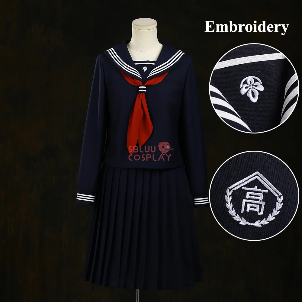 SBluuCosplay Shimizu Hinako Co - Embroidery Outfit recension och pris