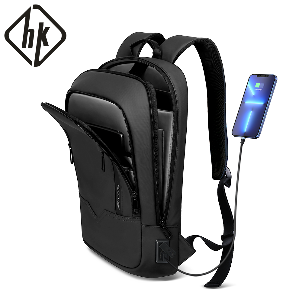 HK Slim Business Backpack for  - Embroidery Keychain recension och pris