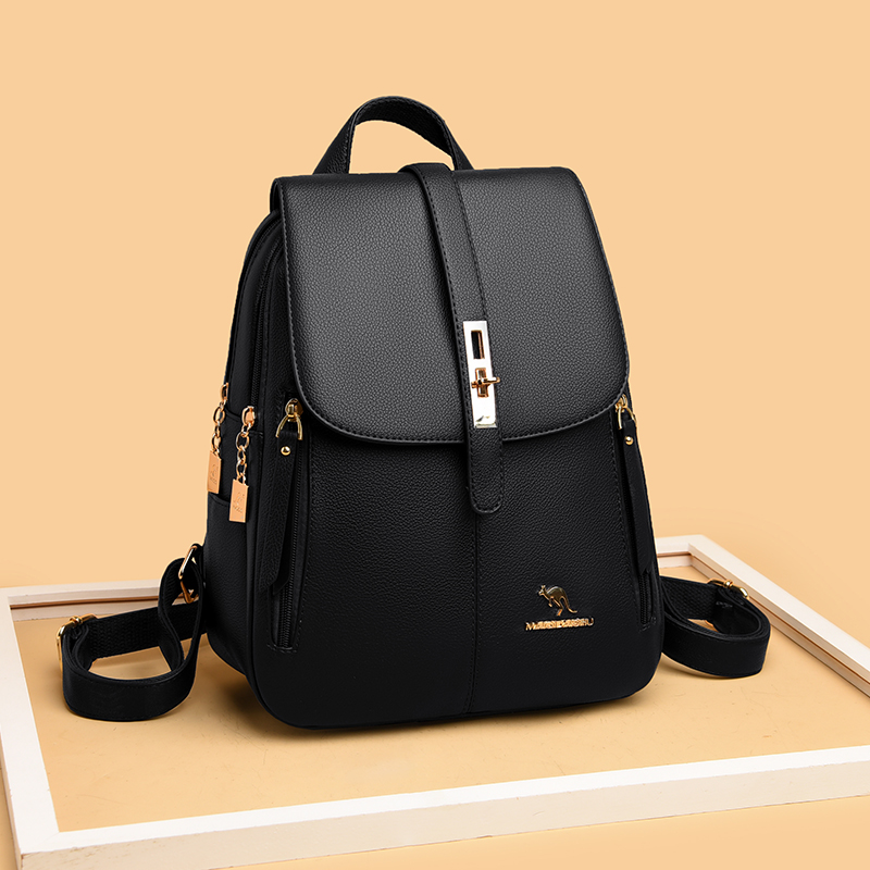 Luxury Women Leather Backpacks - Embroidery Kit Pouch recension och pris