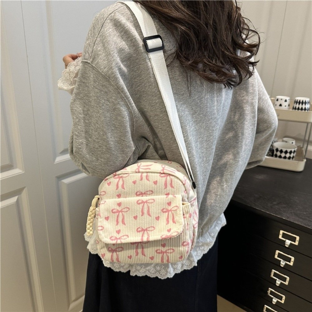 Women's Corduroy Small Shoulde - Embroidery Kit Pouch recension och pris
