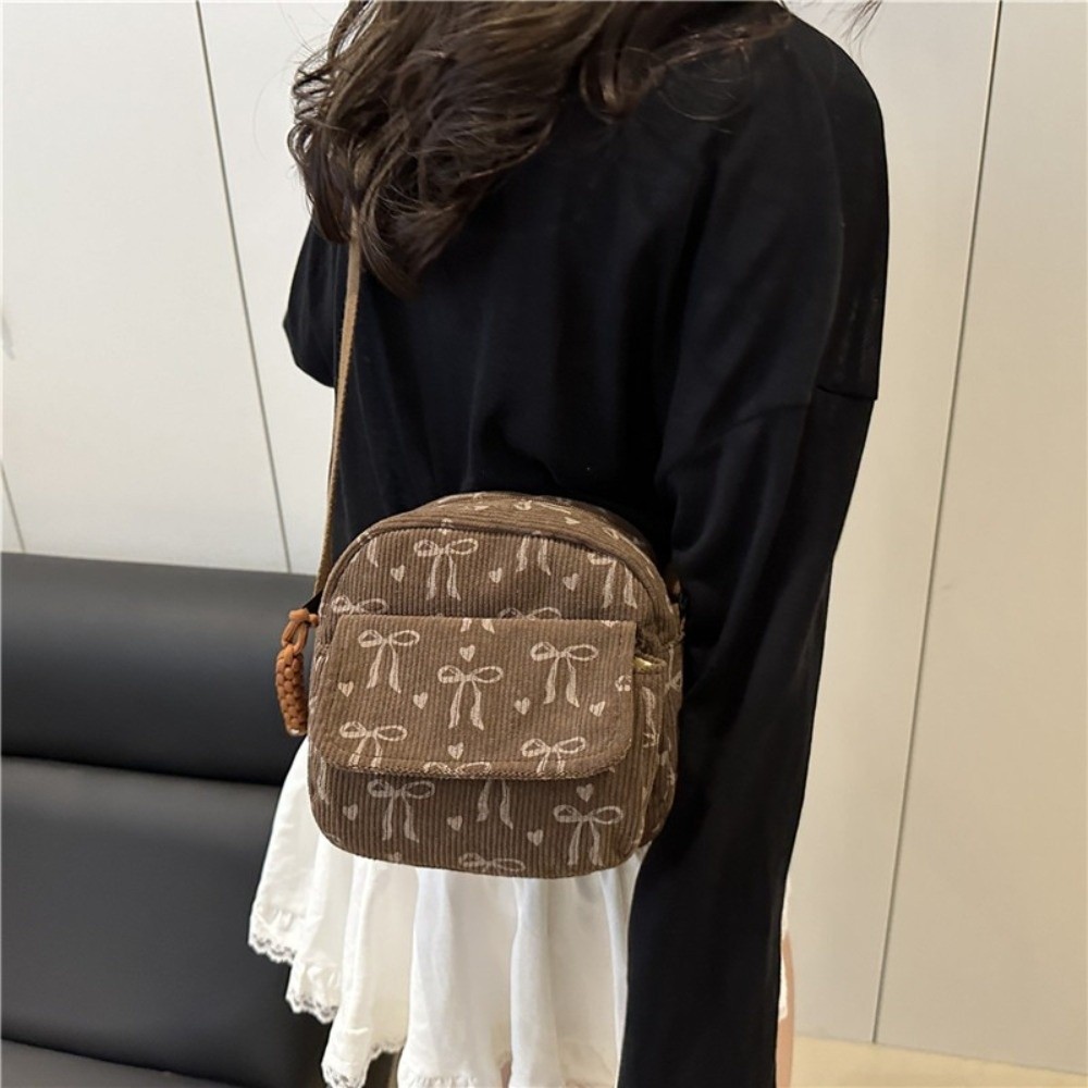Women's Corduroy Small Shoulde - Embroidery Kit Pouch recension och pris