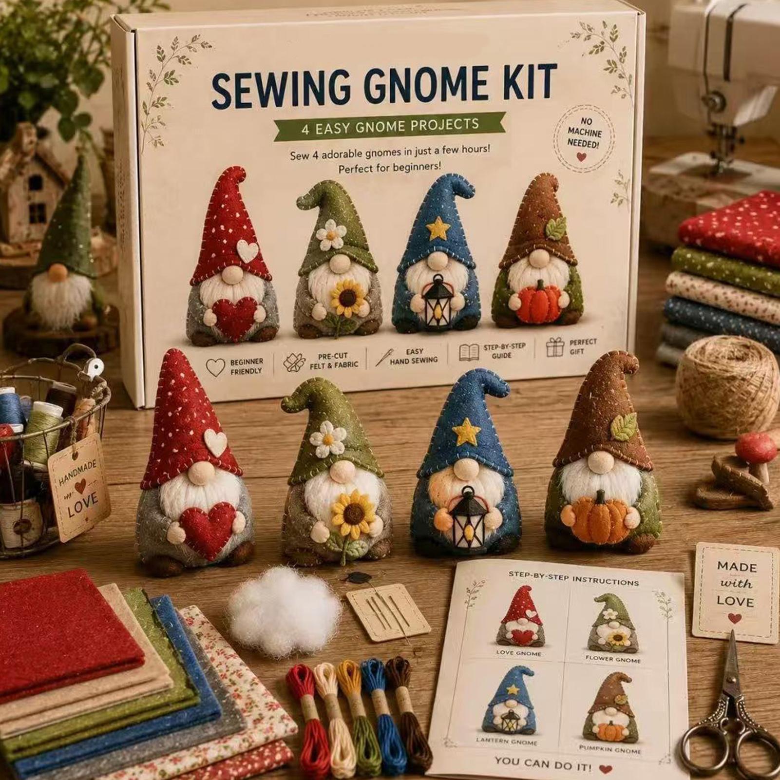 3D Bead Animal Kit Mini Gnome  - Embroidery Paper recension och pris