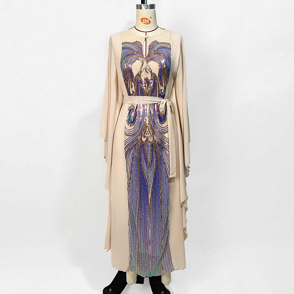 Elegant Floral Embroidery Sequ - Embroidery Arabic recension och pris